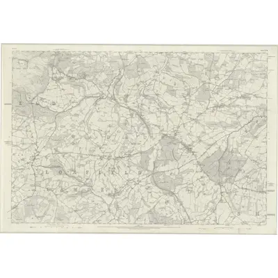1873 Map of Sussex XVIII, 1878 Print