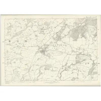 1873 Map of Sussex XX, 1877 Print
