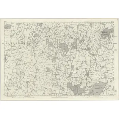 1875 Map of Sussex XXIV, 1879 Print