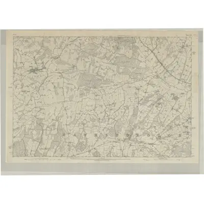1874 Map of Sussex XXIX, 1878 Print