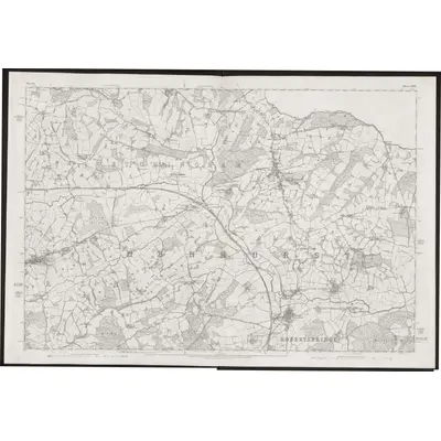 1873 Map of Sussex XXX, 1878 Print