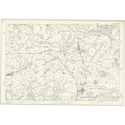 1873 Map of Sussex XXX, 1878 Print