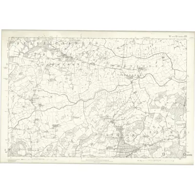 1872 Map of Sussex XXXI, 1878 Print