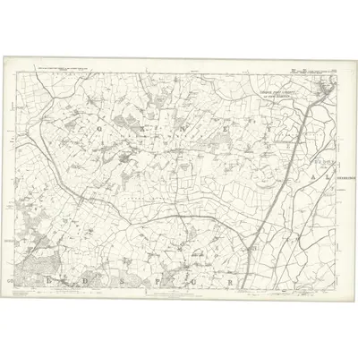 1872 Map of Sussex XXXII, 1877 Print