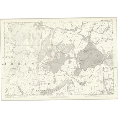 1873 Map of Sussex XXXIII, 1880 Print
