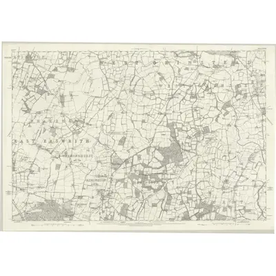 1875 Map of Sussex XXXVII, 1879 Print