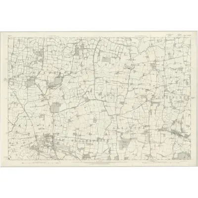 1874 Map of Sussex XXXVIII, 1879 Print