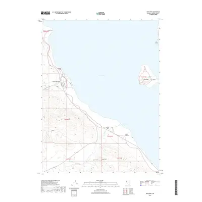 2018 Map of Sutcliffe, 2018 Print
