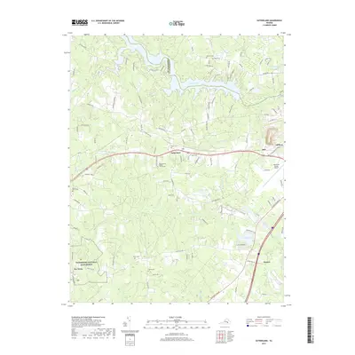 2019 Map of Sutherland, 2019 Print