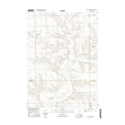 2015 Map of Sutherland East, 2015 Print
