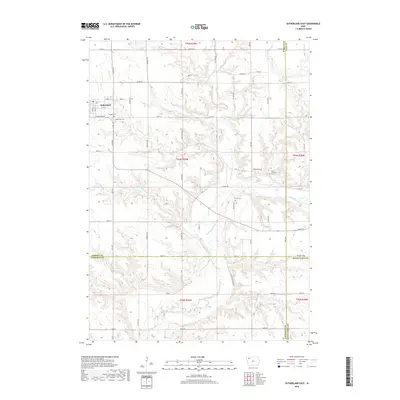 2018 Map of Sutherland East, 2018 Print