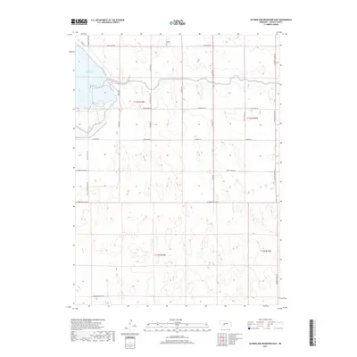 2017 Map of Sutherland Reservoir East, 2017 Print