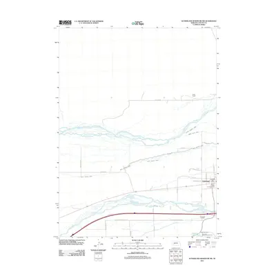2011 Map of Sutherland Reservoir NW, 2011 Print
