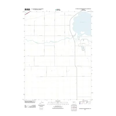 2011 Map of Sutherland Reservoir West, 2011 Print