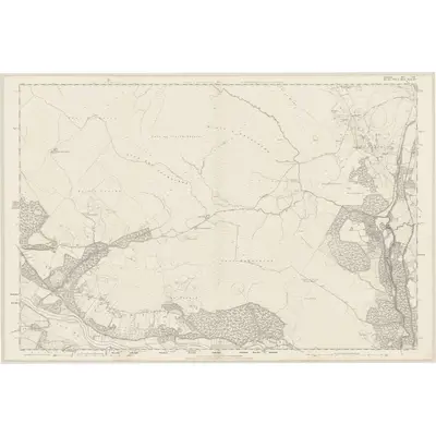 1874 Map of Sutherland, Sheet CII, 1879 Print