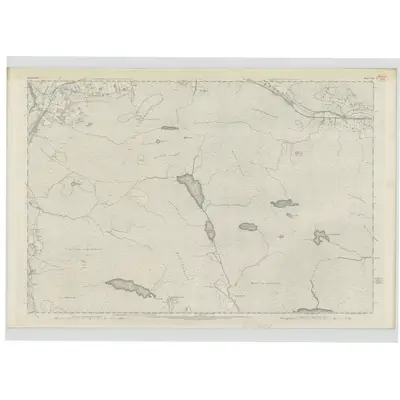 1874 Map of Sutherland, Sheet CIII, 1879 Print
