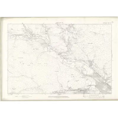 1904 Map of Sutherland Sheet CIV, 1907 Print