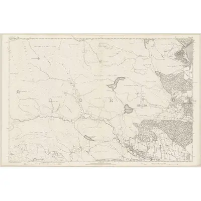 1874 Map of Sutherland, Sheet CIX, 1879 Print