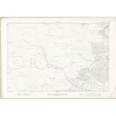 1904 Map of Sutherland Sheet CIX, 1907 Print