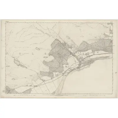 1873 Map of Sutherland, Sheet CV, 1879 Print