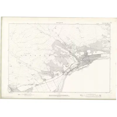 1904 Map of Sutherland Sheet CV, 1907 Print