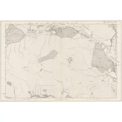 1874 Map of Sutherland, Sheet CVII, 1879 Print