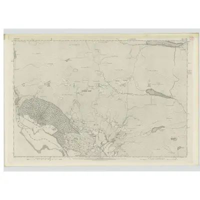 1874 Map of Sutherland, Sheet CVIII, 1879 Print