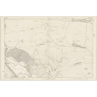 1874 Map of Sutherland, Sheet CVIII, 1879 Print