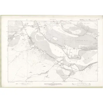 1904 Map of Sutherland Sheet CXI, 1907 Print