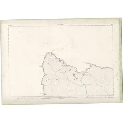 1903 Map of Sutherland Sheet I, 1908 Print