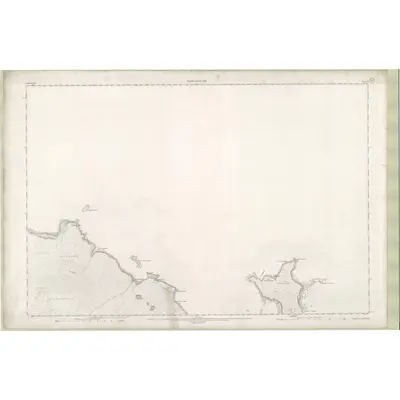 1903 Map of Sutherland Sheet II, 1908 Print