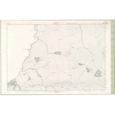 1903 Map of Sutherland Sheet IV, 1908 Print