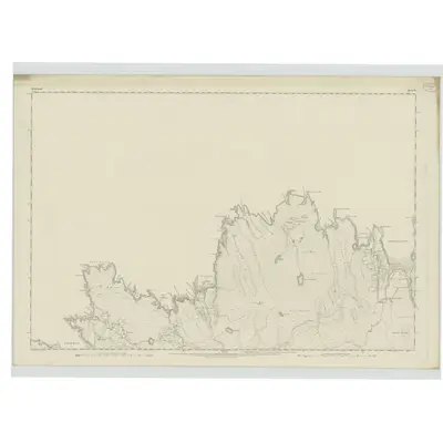 1873 Map of Sutherland, Sheet IX, 1878 Print