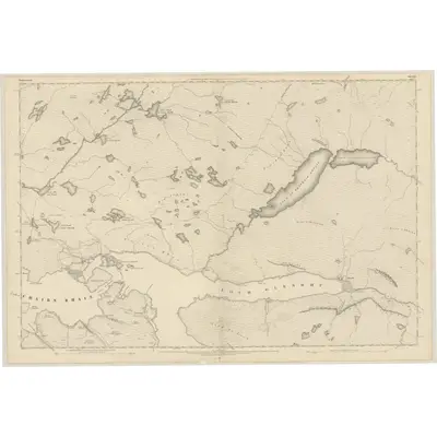 1875 Map of Sutherland, Sheet L, 1878 Print