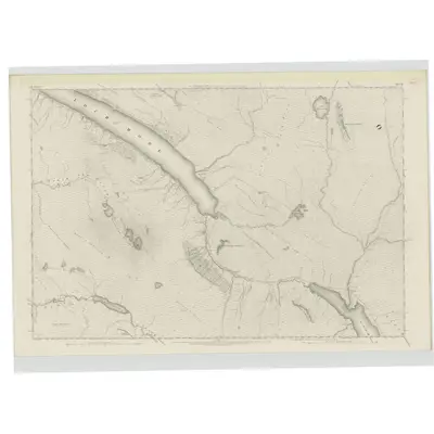 1873 Map of Sutherland, Sheet LI, 1878 Print