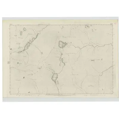 1873 Map of Sutherland, Sheet LII, 1878 Print