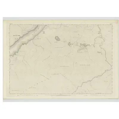 1873 Map of Sutherland, Sheet LIV, 1878 Print