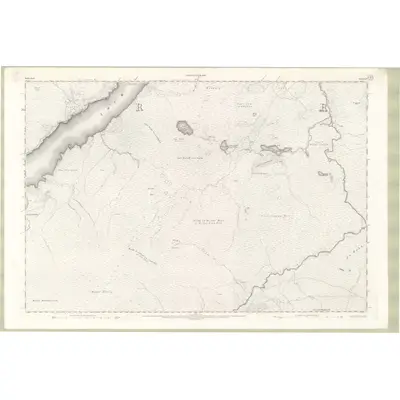 1903 Map of Sutherland Sheet LIV, 1906 Print