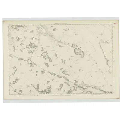 1875 Map of Sutherland, Sheet LIX, 1878 Print