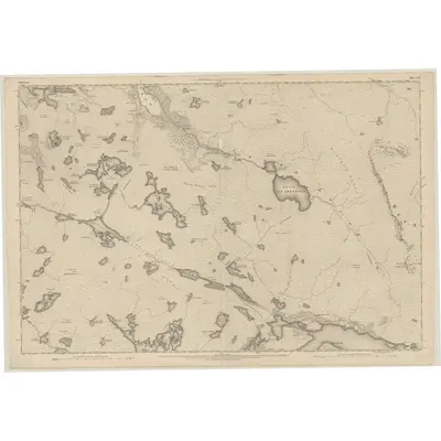 1875 Map of Sutherland, Sheet LIX, 1878 Print