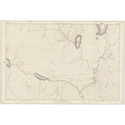 1871 Map of Sutherland, Sheet LVI, 1878 Print