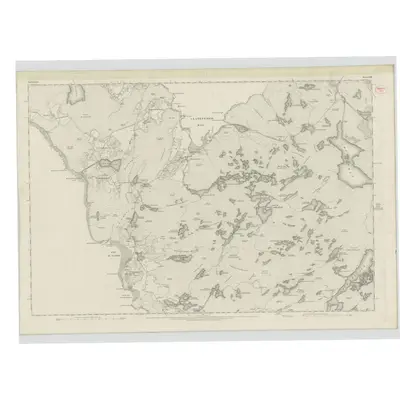 1875 Map of Sutherland, Sheet LVIII, 1878 Print