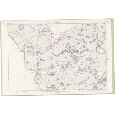 1903 Map of Sutherland Sheet LVIII, 1907 Print