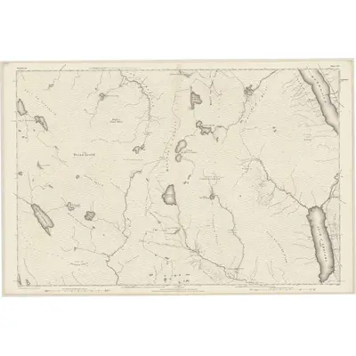 1873 Map of Sutherland, Sheet LXI, 1879 Print