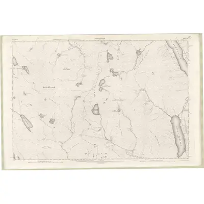 1903 Map of Sutherland Sheet LXI, 1906 Print