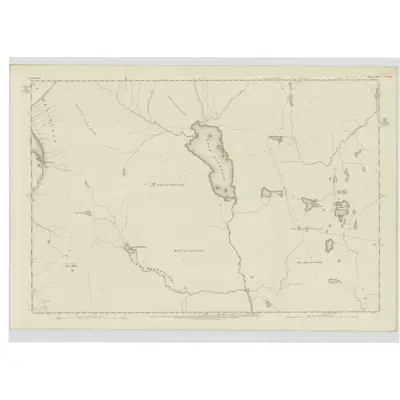 1873 Map of Sutherland, Sheet LXII, 1878 Print