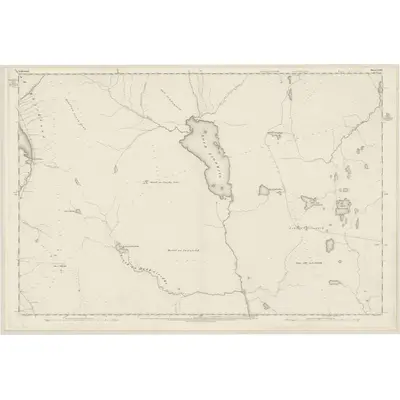 1873 Map of Sutherland, Sheet LXII, 1878 Print