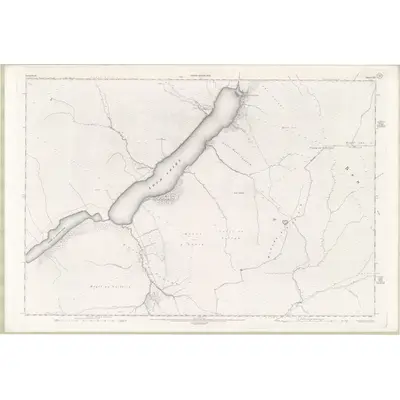 1903 Map of Sutherland Sheet LXIV, 1906 Print