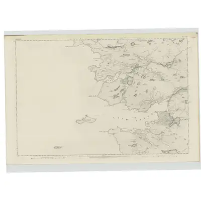 1875 Map of Sutherland, Sheet LXIX, 1878 Print