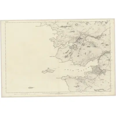 1875 Map of Sutherland, Sheet LXIX, 1878 Print